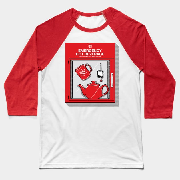 Social Protocol Emergency Baseball T-Shirt by huckblade